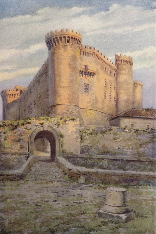 Castel Odescalchi, Bracciano (renkli taş) by C.T.G. Formili