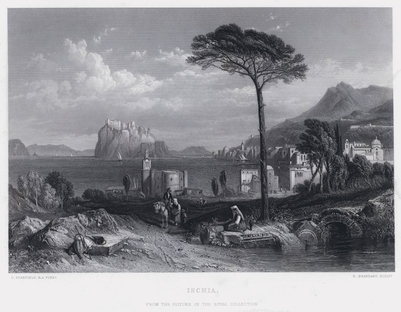 Ischia (gravür) by C. (after) Stanfield