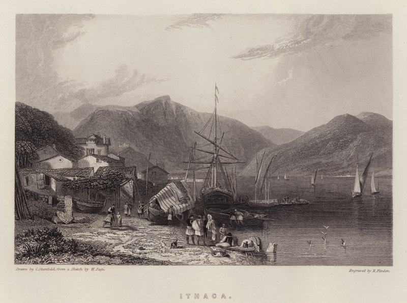 Ithaca (renkli taş) by C. (after) Stanfield