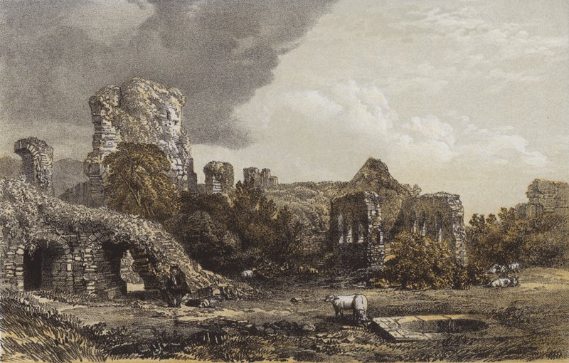 Rothesay Kalesi, Bute Adası (chromolitho) by C. Stanfield