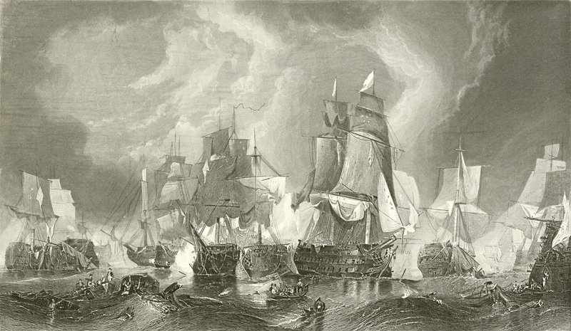 Trafalgar savaşı by C. Stanfield