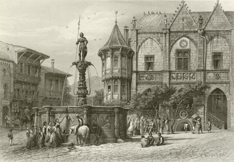 Rathhaus, Hildesheim by Carl Friedrich Heinrich Werner