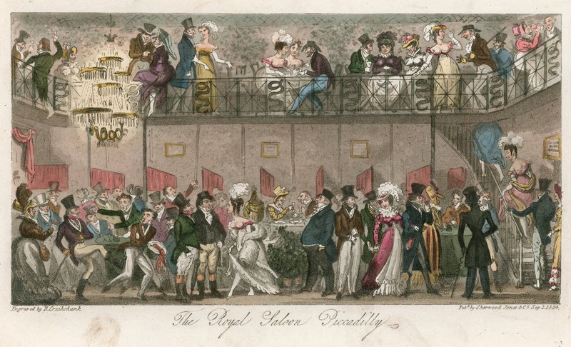 Kraliyet Salonu, Piccadilly by Carl Georg Adolph Hasenpflug
