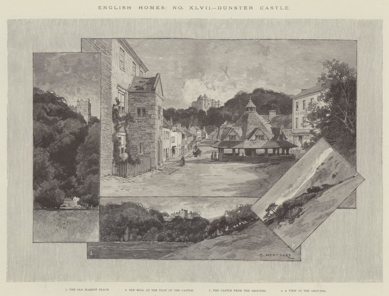 Dunster Kalesi by Charles Auguste Loye