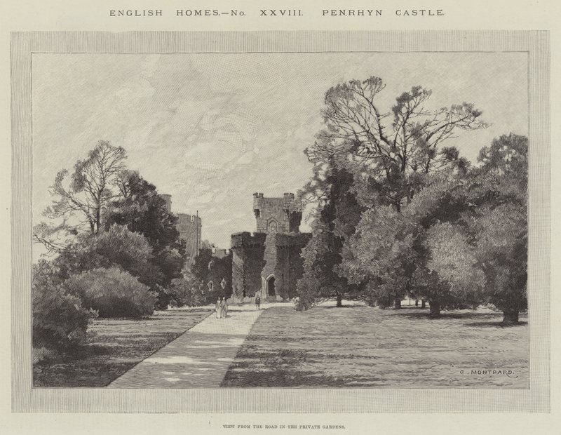 Penrhyn Kalesi by Charles Auguste Loye