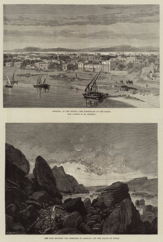 Sudan manzaraları by Charles Auguste Loye