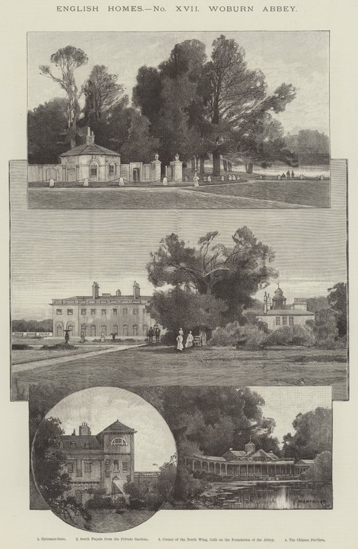 Woburn Manastırı by Charles Auguste Loye
