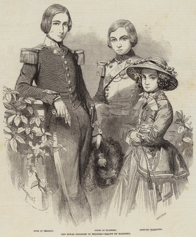 ಬೆಲ್ಜಿಯಂ ಟರ್ಕಿಯ ರಾಯಲ್ ಚಿಲ್ಡ್ರನ್ by Charles Baugniet