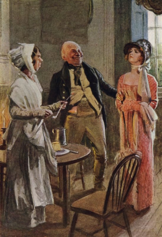 Becky moves up in society and comes into a family of very genteel connections  by Charles Crombie