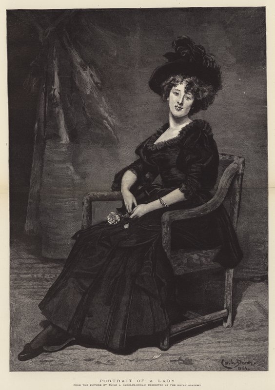 ಎ ಲೇಡಿ ಟರ್ಕಿಯ ಭಾವಚಿತ್ರ by Charles Emile Auguste Carolus Duran