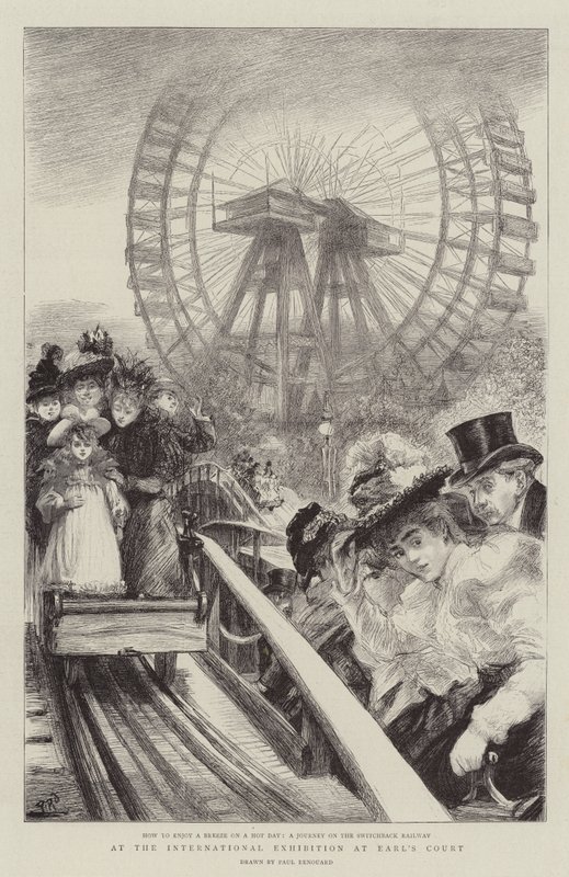 Earl's Court'taki Uluslararası Sergide by Charles Paul Renouard