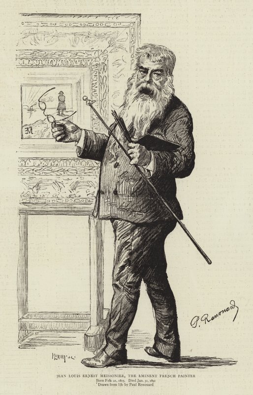Jean Louis Ernest Meissonier, Seçkin Fransız Ressam by Charles Paul Renouard