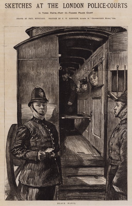 Londra Polis Mahkemelerinde Skeçler by Charles Paul Renouard
