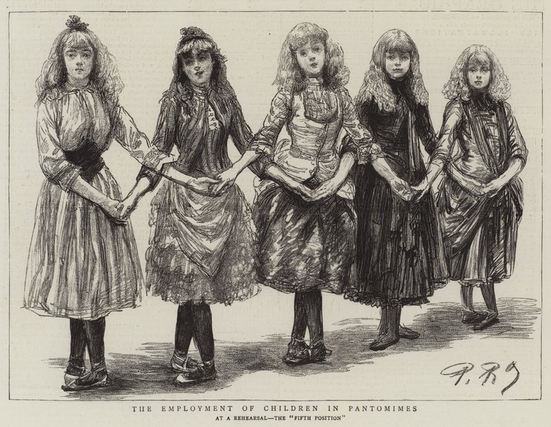 Pandomimlerde Çocuk İstihdamı by Charles Paul Renouard