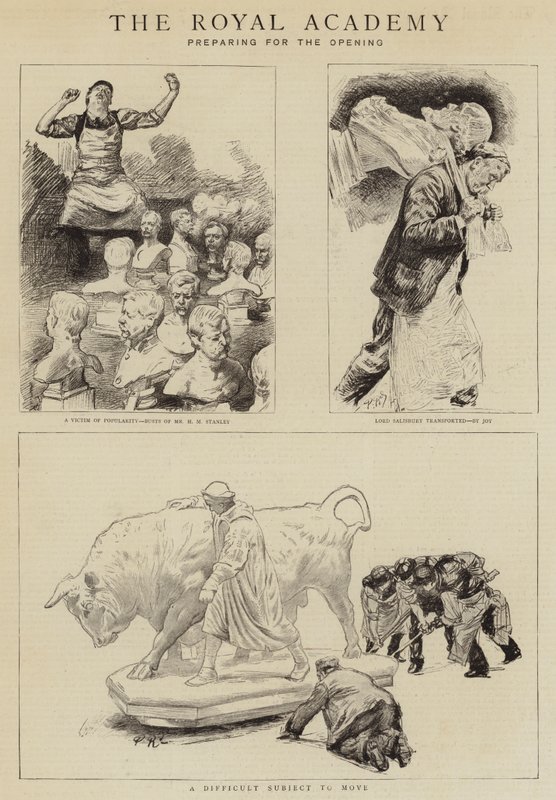 Kraliyet Akademisi by Charles Paul Renouard