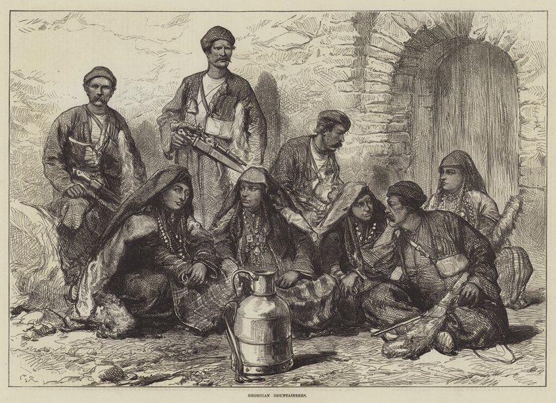Gürcü Dağcılar by Sir John Charles Robinson