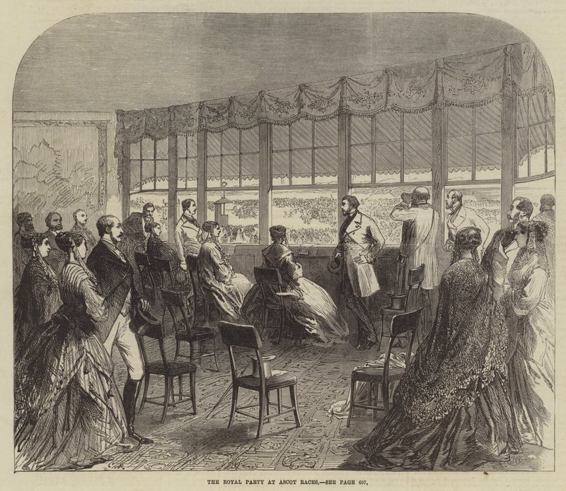 Ascot Yarışlarında Kraliyet Partisi by Sir John Charles Robinson