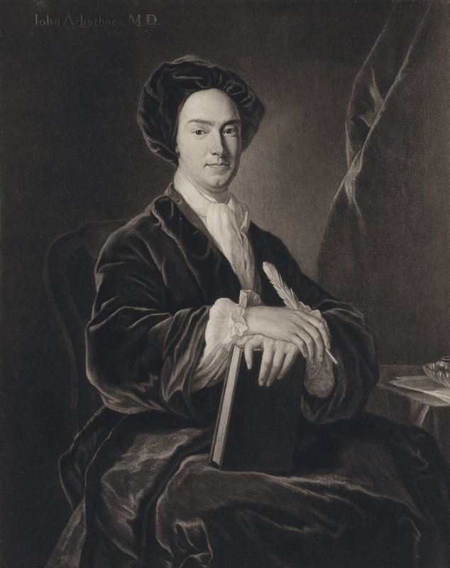 John Arbuthnot (lito) by Charles (after) Jervas