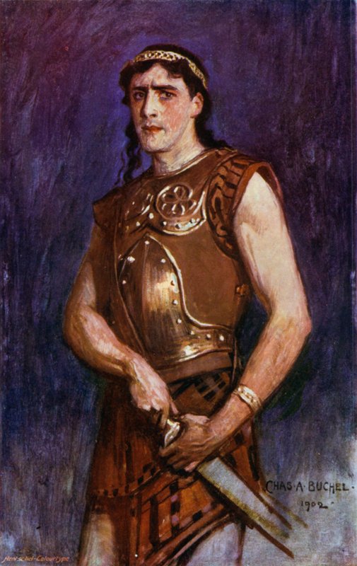 Telemachus, Bay Gerald Lawrence (renkli taş) by Charles A. Buchel