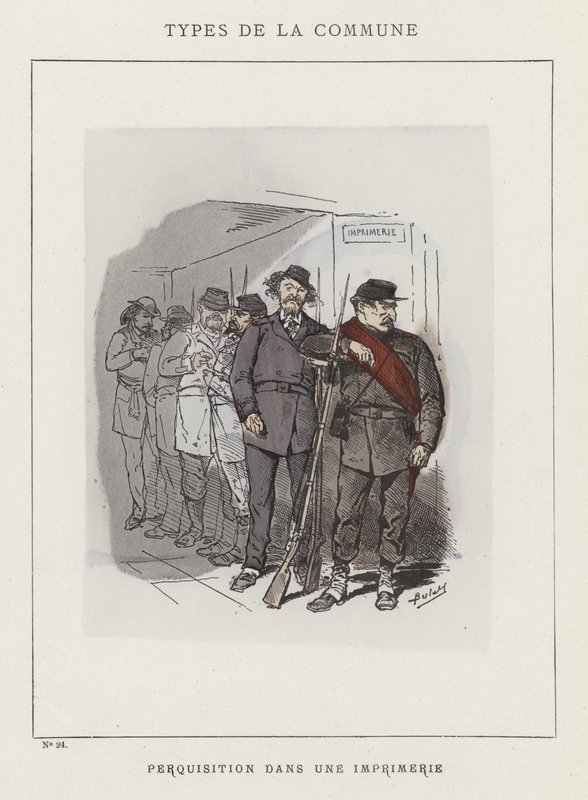 Basımevinde Ara by Charles Albert d Arnoux Bertall
