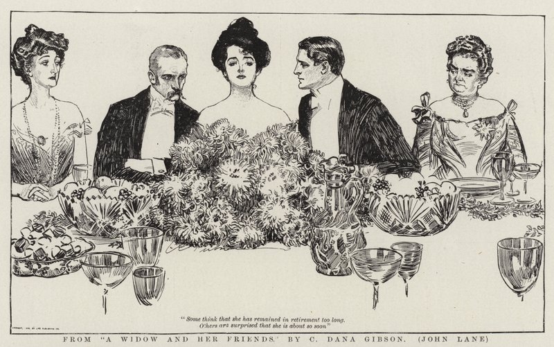 Bir Dul ve Arkadaşlarından by Charles Dana Gibson