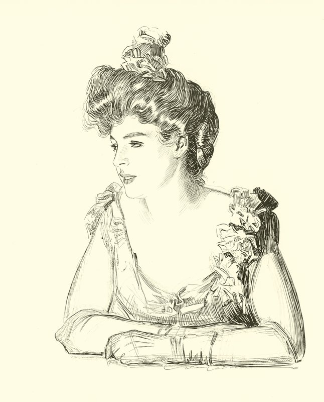 Sosyal Merdiven için İllüstrasyon by Charles Dana Gibson