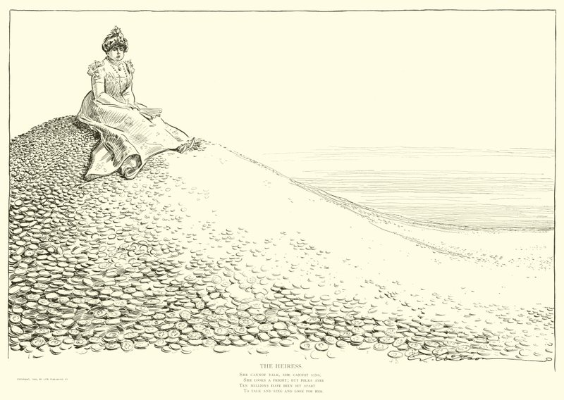 Sosyal Merdiven için İllüstrasyon by Charles Dana Gibson