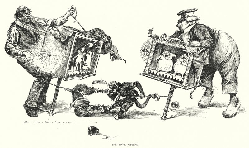 Rakip operalar (lito) by Charles Dana Gibson