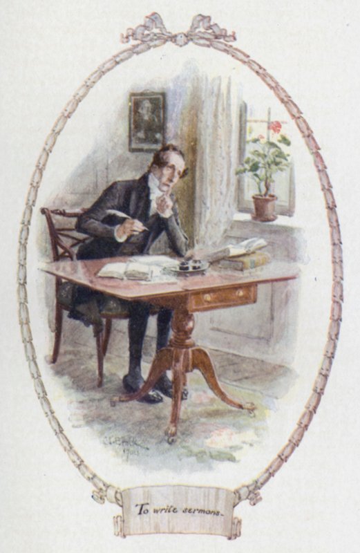 Vaaz yazmak (renkli taş) by Charles Edmund Brock