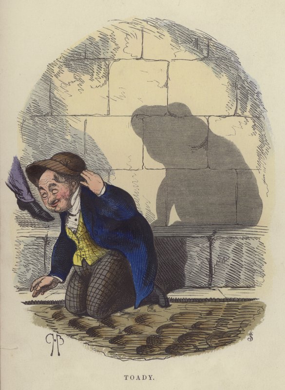 Toady (renkli gravür) by Charles Henry Bennett