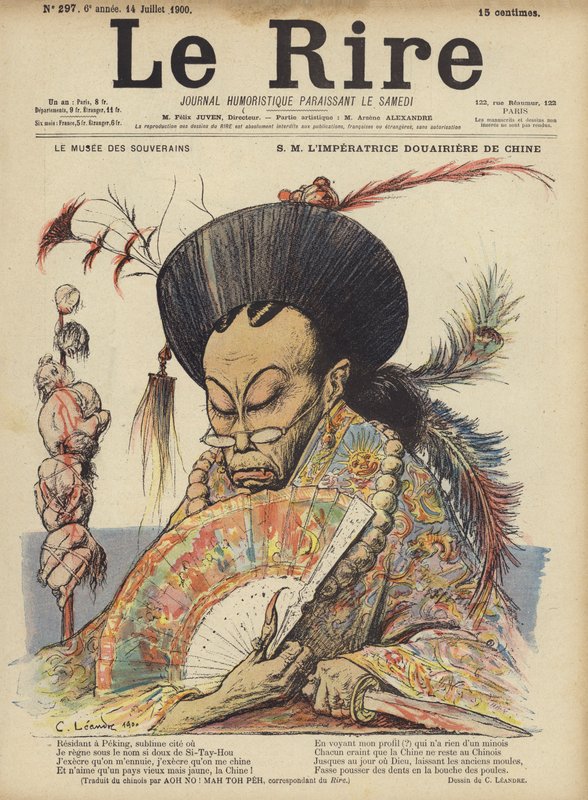 Çin İmparatoriçesi Dowager by Charles Leandre