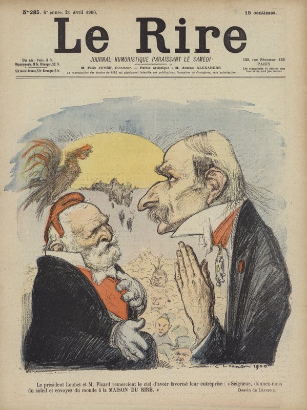 Le Rire için İllüstrasyon by Charles Leandre