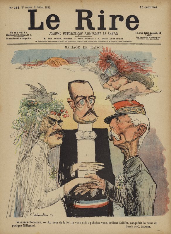 Le Rire için İllüstrasyon by Charles Leandre