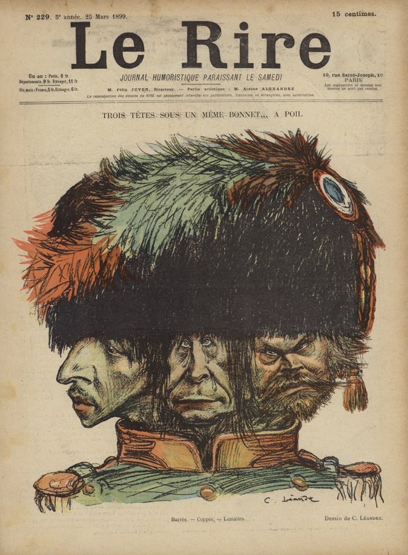 Le Rire için İllüstrasyon by Charles Leandre
