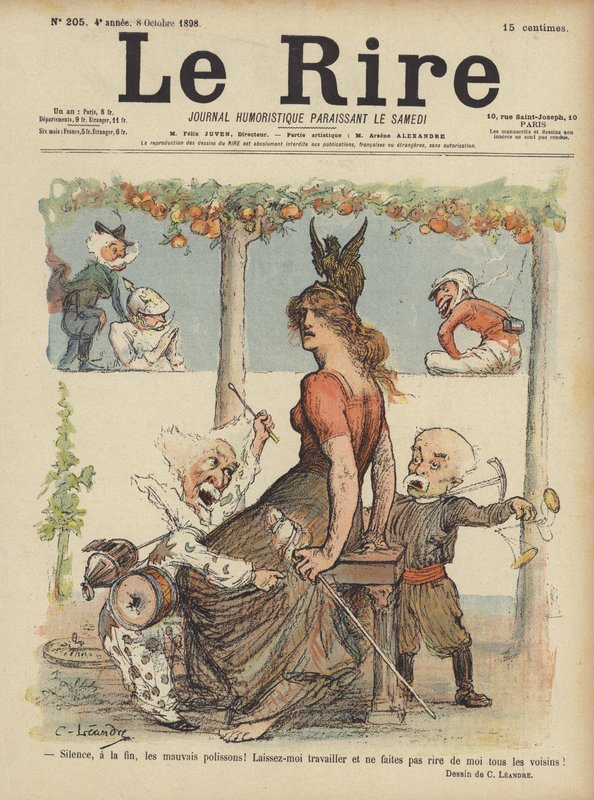Le Rire için İllüstrasyon by Charles Leandre