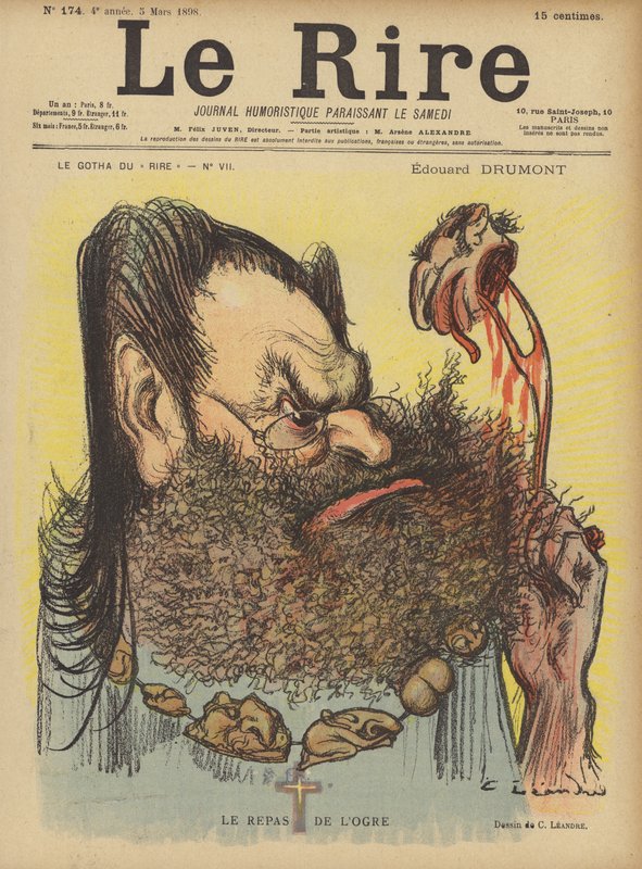 Le Rire için İllüstrasyon by Charles Leandre