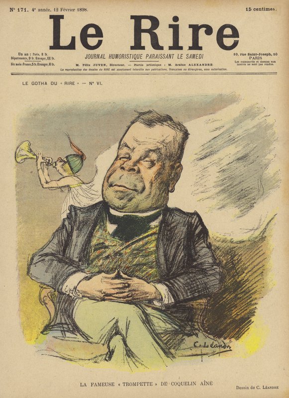 Le Rire için İllüstrasyon by Charles Leandre