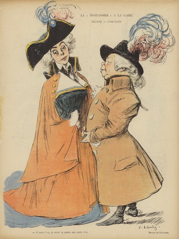 Le Rire için İllüstrasyon by Charles Leandre