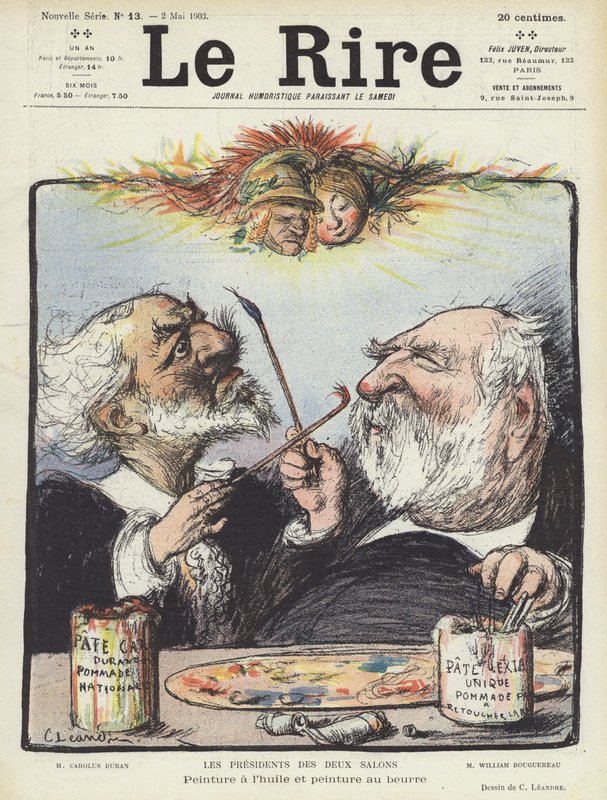 Le Rire için İllüstrasyon by Charles Leandre