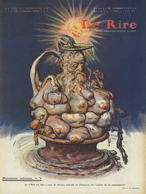 Le Rire için İllüstrasyon by Charles Leandre