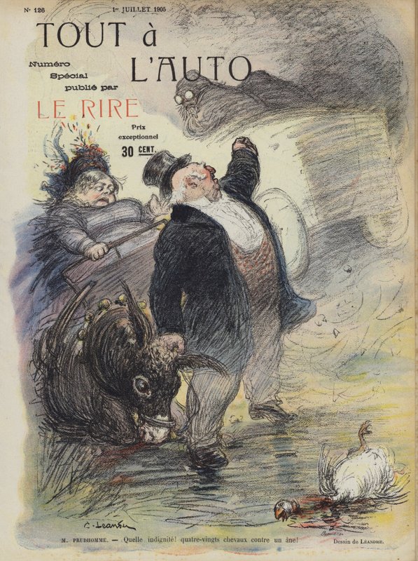 Le Rire için İllüstrasyon by Charles Leandre