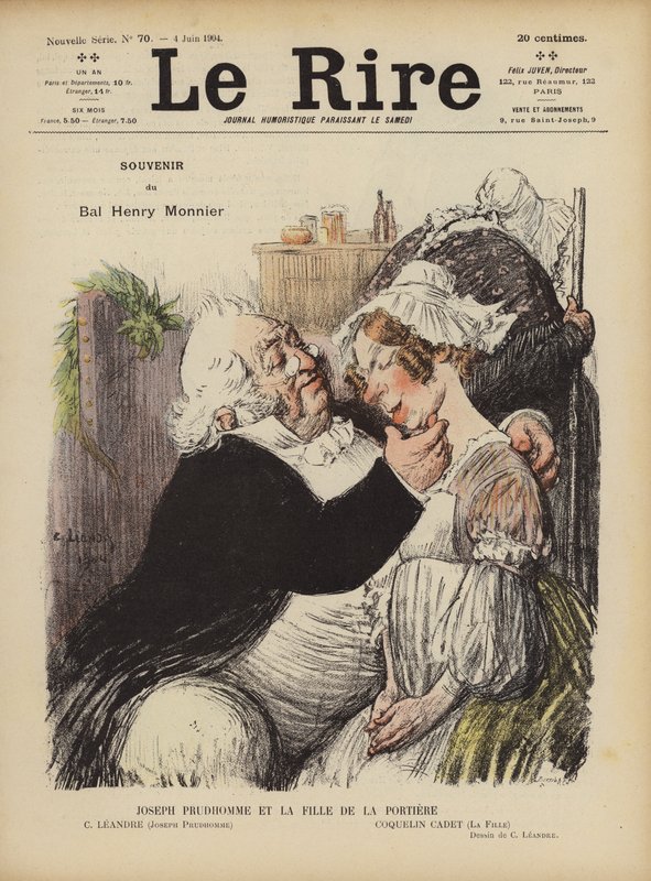 Le Rire için İllüstrasyon by Charles Leandre