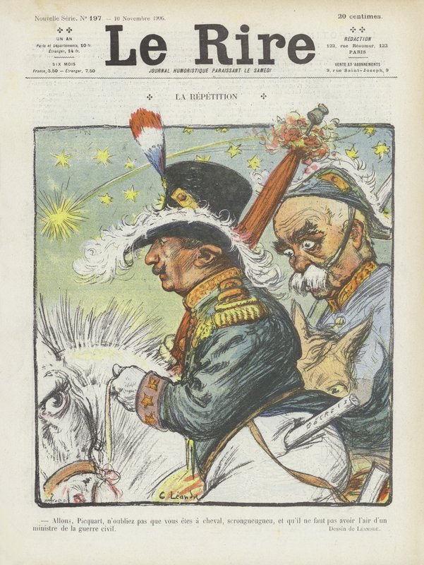 Tekrarlama. Le Rire için İllüstrasyon by Charles Leandre