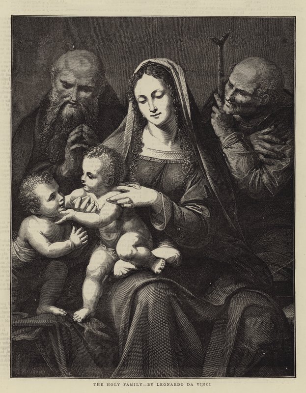 Kutsal Aile, Leonardo da Vinci by Charles Maurand