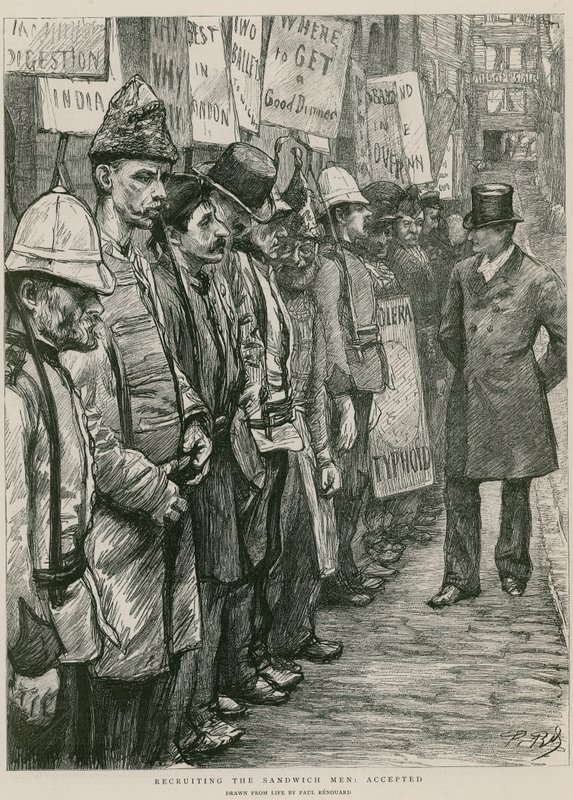 Sandviç adamların işe alınması: Kabul edildi by Charles Paul Renouard