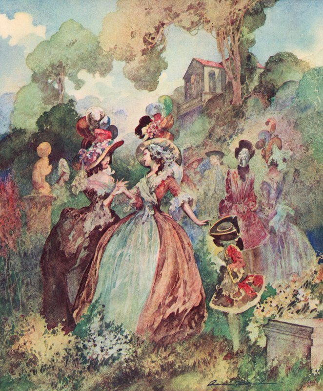 Küçük Bir Skandal, Marylebone Bahçeleri by Charles Robinson