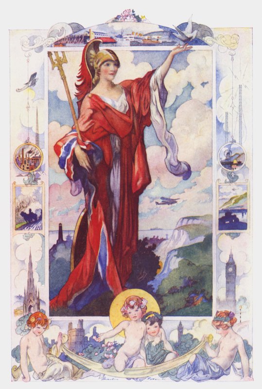 Birleşik Krallık (renkli taş) by Charles Robinson