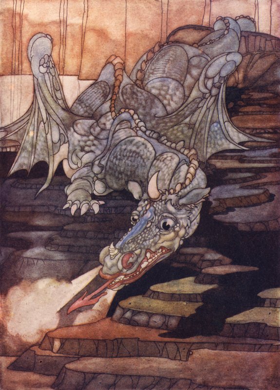 Aziz George tarafından öldürülen ejderha by Charles Robinson