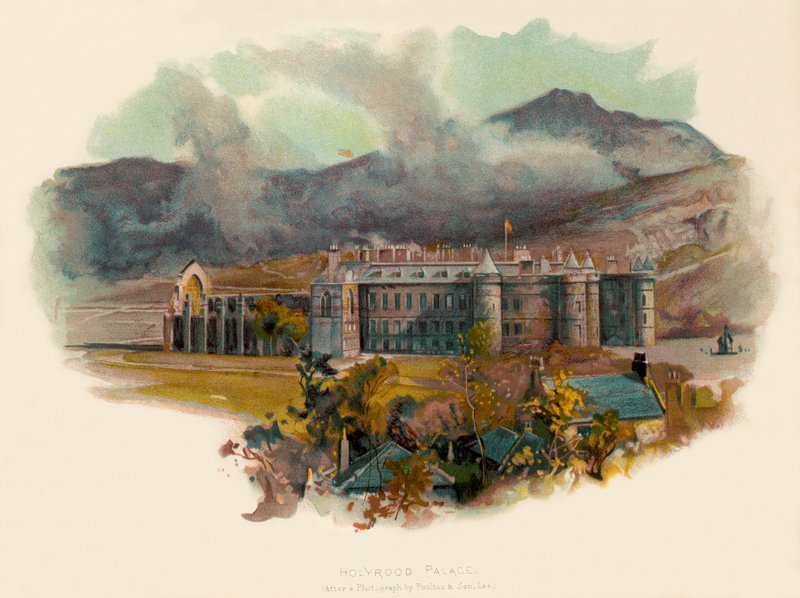 Holyrood Sarayı by Charles Wilkinson