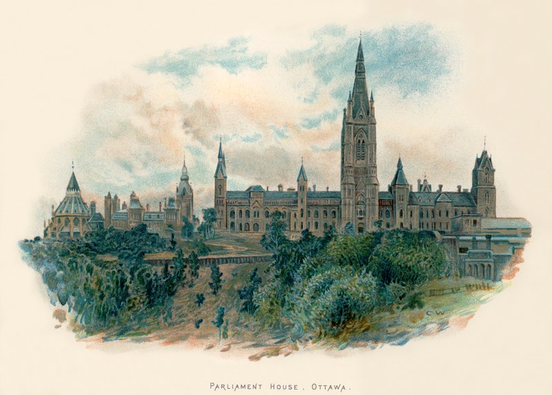 Parlamento binası, Ottawa by Charles Wilkinson